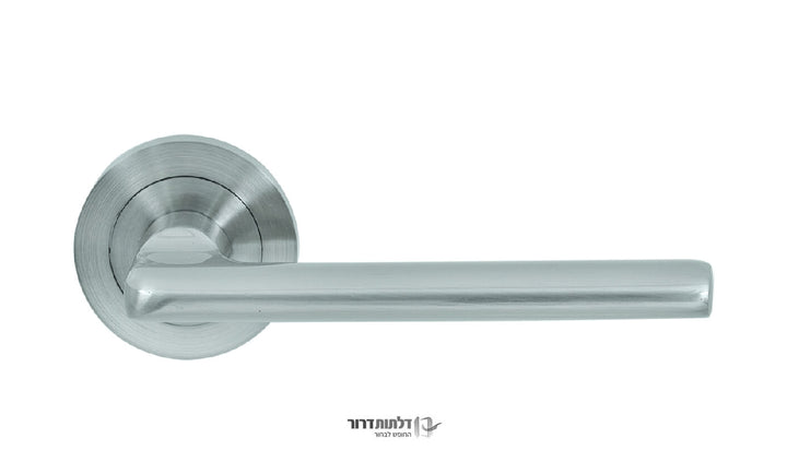 ידית דלת 0010 ניקל (ניתן לקבל גם בברונזה)