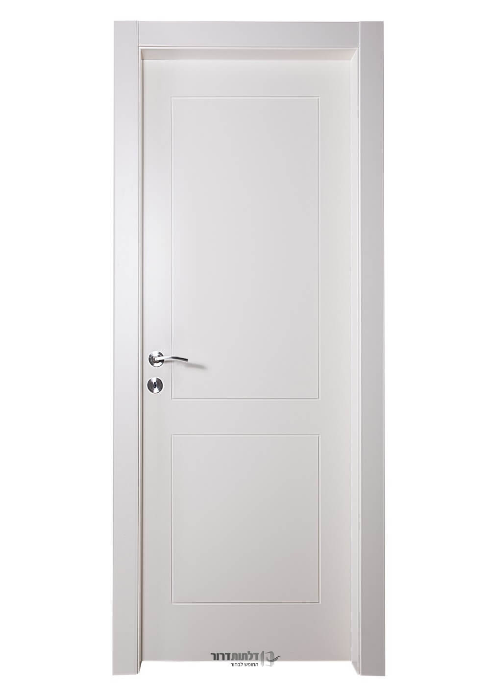 דלת פנים צבע אפוקסי דגם 2 פאנל מחורץ