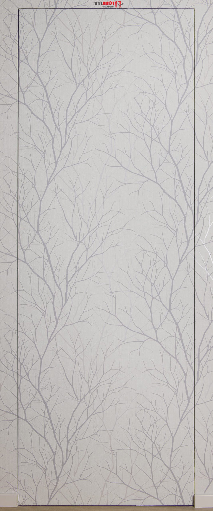 דלת קו אפס אפור בהיר