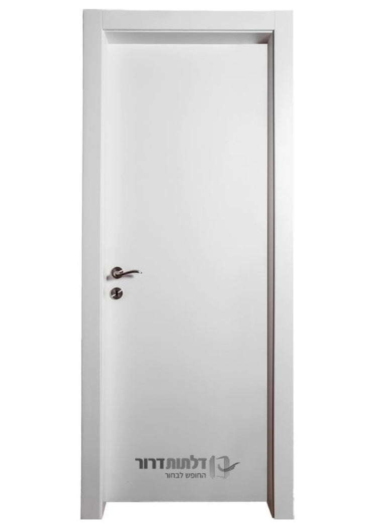 דלת AQUA לבנה דגם קורל חלק