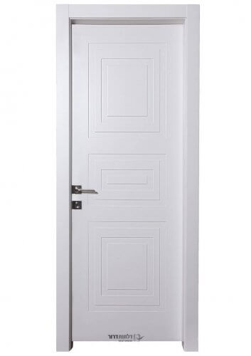 דלת צבע אפוקסי דגם 3 פאנל מחורץ